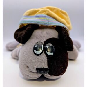 Tonka Pound Puppies Puppy Bulldog Grey Vintage Plush Toy Stuffed